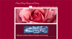 Desktop Screenshot of marydohertytherapiesandtraining.com